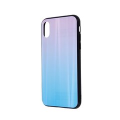 Aurora Glass case for Samsung Galaxy A22 4G blue-pink цена и информация | Чехлы для телефонов | kaup24.ee