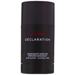 Pulkdeodorant Cartier Declaration meestele 75 ml hind ja info | Lõhnastatud kosmeetika meestele | kaup24.ee