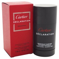 Pulkdeodorant Cartier Declaration meestele 75 ml hind ja info | Lõhnastatud kosmeetika meestele | kaup24.ee