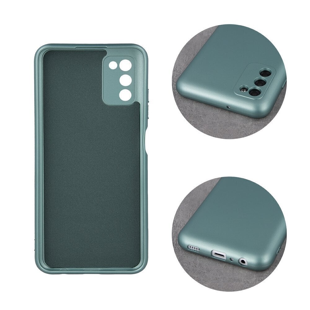 Metallic case for Samsung Galaxy A13 5G green цена и информация | Telefoni kaaned, ümbrised | kaup24.ee