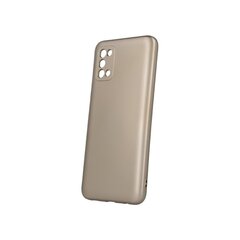 Metallic case for Samsung Galaxy A03S gold hind ja info | Telefoni kaaned, ümbrised | kaup24.ee