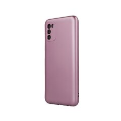 Metallic case for Samsung Galaxy A03S pink hind ja info | Telefoni kaaned, ümbrised | kaup24.ee