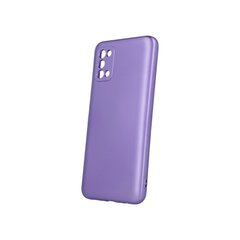 Metallic case for Samsung Galaxy A03S violet цена и информация | Чехлы для телефонов | kaup24.ee