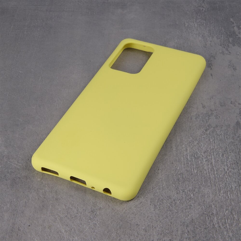 Silicon case for Samsung Galaxy A52 4G / A52 5G / A52S 5G yellow hind ja info | Telefoni kaaned, ümbrised | kaup24.ee