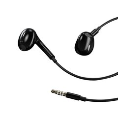 XO wired earphones EP43 jack 3,5mm black цена и информация | Наушники | kaup24.ee