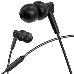 XO wired earphones EP33 jack 3,5mm black цена и информация | Наушники | kaup24.ee