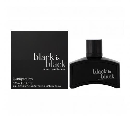 Nuparfums Black is Black EDT meestele 100 ml hind ja info | Meeste parfüümid | kaup24.ee
