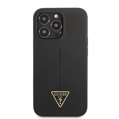 Guess Silicone Line Triangle Case for iPhone 13 Pro Black hind ja info | Telefoni kaaned, ümbrised | kaup24.ee