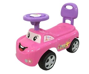 Roosa pealeistutav auto hind ja info | Imikute mänguasjad | kaup24.ee