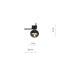 Emibig светильник Imago 1G Black/Stripe цена и информация | Потолочные светильники | kaup24.ee