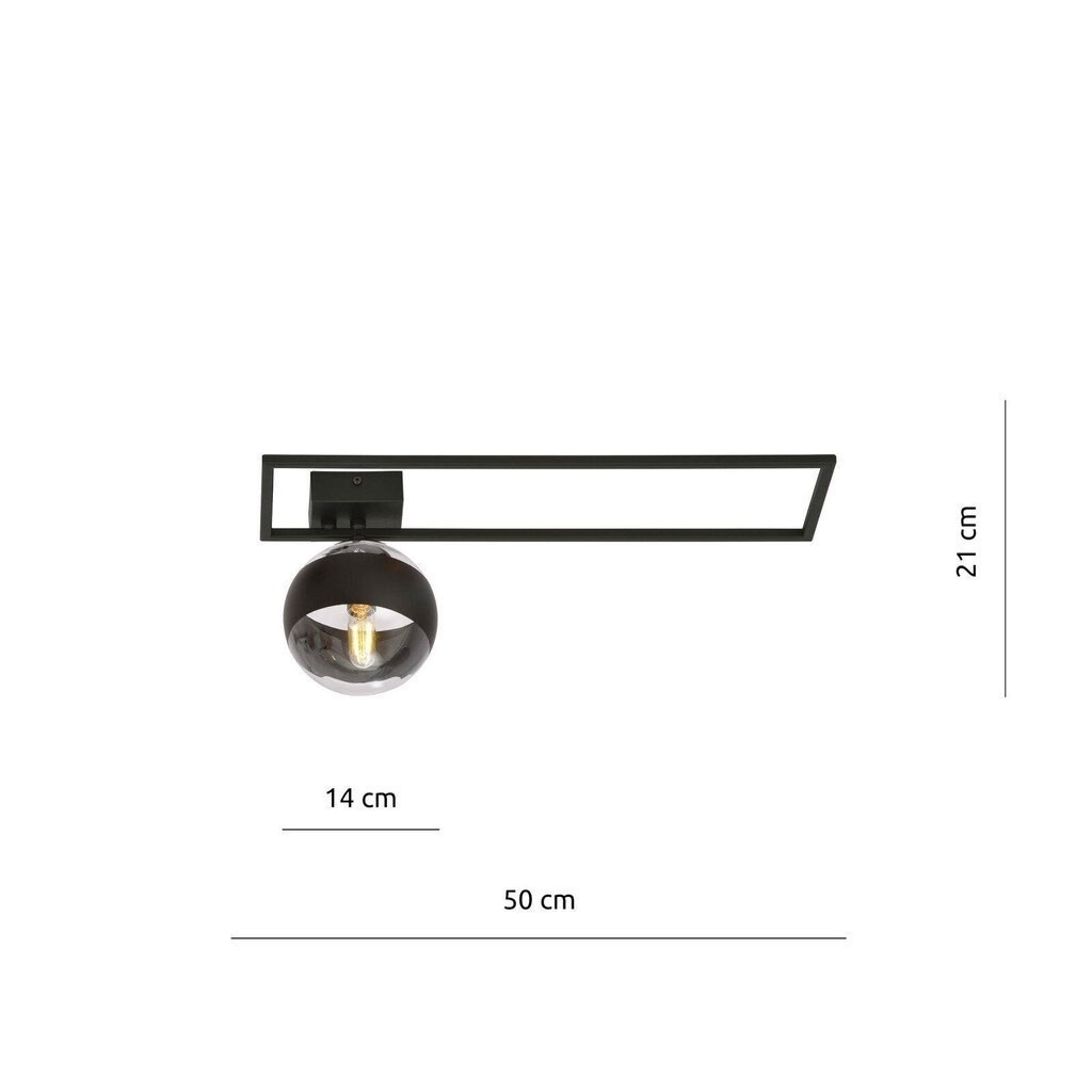 Emibig valgusti Imago 1B Black/Stripe цена и информация | Laelambid | kaup24.ee