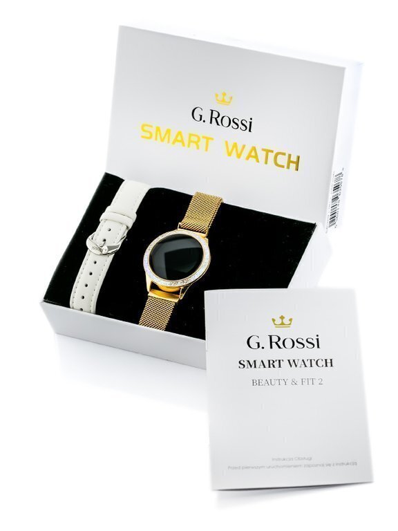 G. Rossi Beauty & Fit 2 G.RSWBF2-4D1-2 Gold + Black hind ja info | Nutikellad (smartwatch) | kaup24.ee