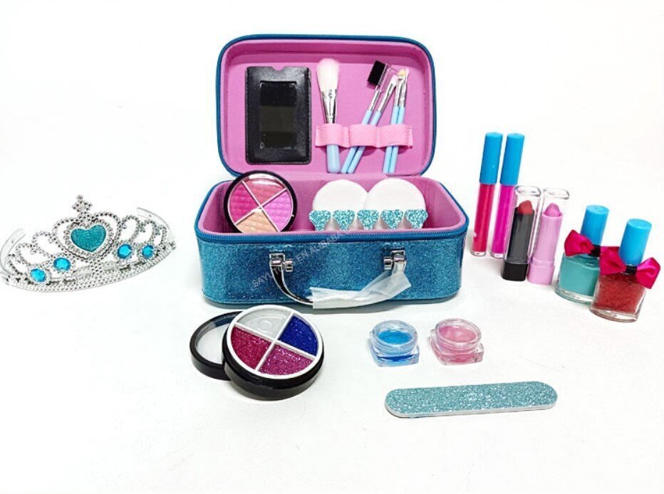 Laste kosmeetikakomplekt kohvriga цена и информация | Tüdrukute mänguasjad | kaup24.ee