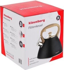 Klausberg чайник KB-7262, 3 Л цена и информация | Чайники, кофейники | kaup24.ee