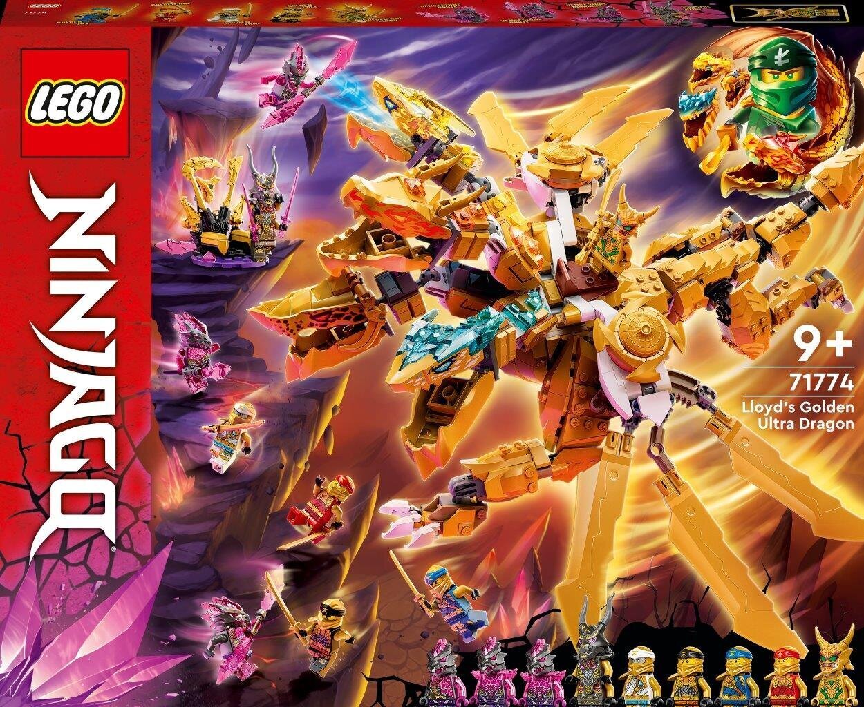 71774 LEGO® NINJAGO Lloyd Kuldne ultra draakon hind ja info | Klotsid ja konstruktorid | kaup24.ee
