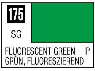 Краска Mr.Hobby - Mr.Color C-175 Fluorescent Green, 10 мл цена и информация | Принадлежности для рисования, лепки | kaup24.ee