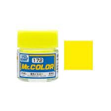 Краска Mr.Hobby - Mr.Color C-172 Fluoerscent Yellow, 10 мл цена и информация | Принадлежности для рисования, лепки | kaup24.ee