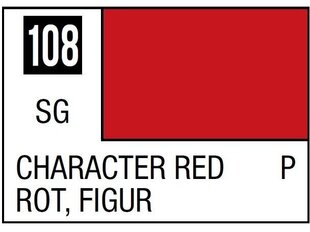 Краска Mr.Hobby - Mr.Color C-108 Character Red, 10 мл цена и информация | Принадлежности для рисования, лепки | kaup24.ee