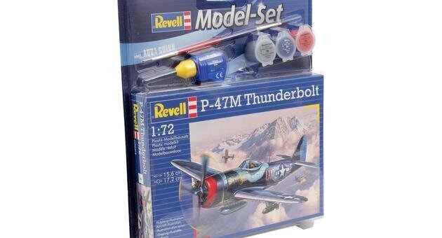 Revell - P-47M Thunderbolt Model Set, 1/72, 63984 цена и информация | Klotsid ja konstruktorid | kaup24.ee