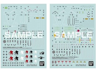 Bandai - RG Evangelion Decal (1), 62932 hind ja info | Klotsid ja konstruktorid | kaup24.ee