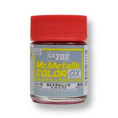 Краска Mr.Hobby - Mr.Color GX Metal Red, GX-202, 18 мл цена и информация | Принадлежности для рисования, лепки | kaup24.ee