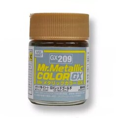 Краска Mr.Hobby - Mr.Color GX Red Gold, GX-209, 18 мл цена и информация | Принадлежности для рисования, лепки | kaup24.ee