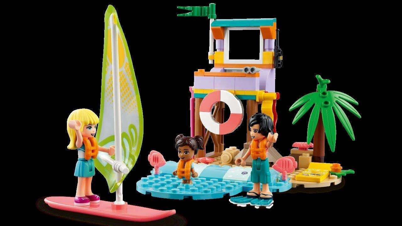 41710 LEGO® Friends Surfarite rannameelelahutus hind ja info | Klotsid ja konstruktorid | kaup24.ee