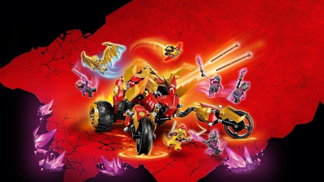 71773 LEGO® NINJAGO Kai kuldne draakoniauto цена и информация | Klotsid ja konstruktorid | kaup24.ee