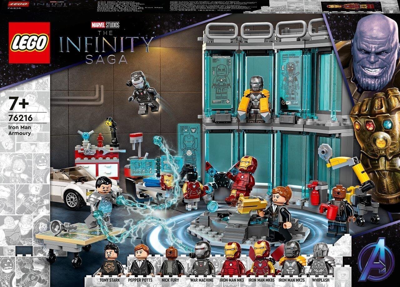 76216 LEGO® Super Heroes Marvel Avengers Iron Man's Arsenal hind ja info | Klotsid ja konstruktorid | kaup24.ee