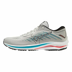 Täiskasvanute jooksujalatsid Mizuno Wave Rider 25, helehall, suurus 44 S6445216 цена и информация | Кроссовки для мужчин | kaup24.ee