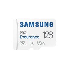 Samsung Pro Endurance 128 GB microSDXC™ kaart + SD-adapter (MB-MJ128KA/EU) hind ja info | Mobiiltelefonide mälukaardid | kaup24.ee