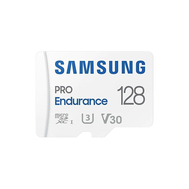 Samsung Pro Endurance 128 GB microSDXC™ kaart + SD-adapter (MB-MJ128KA/EU) цена и информация | Mobiiltelefonide mälukaardid | kaup24.ee