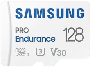 Samsung Pro Endurance 128 GB microSDXC™ kaart + SD-adapter (MB-MJ128KA/EU) цена и информация | Карты памяти | kaup24.ee