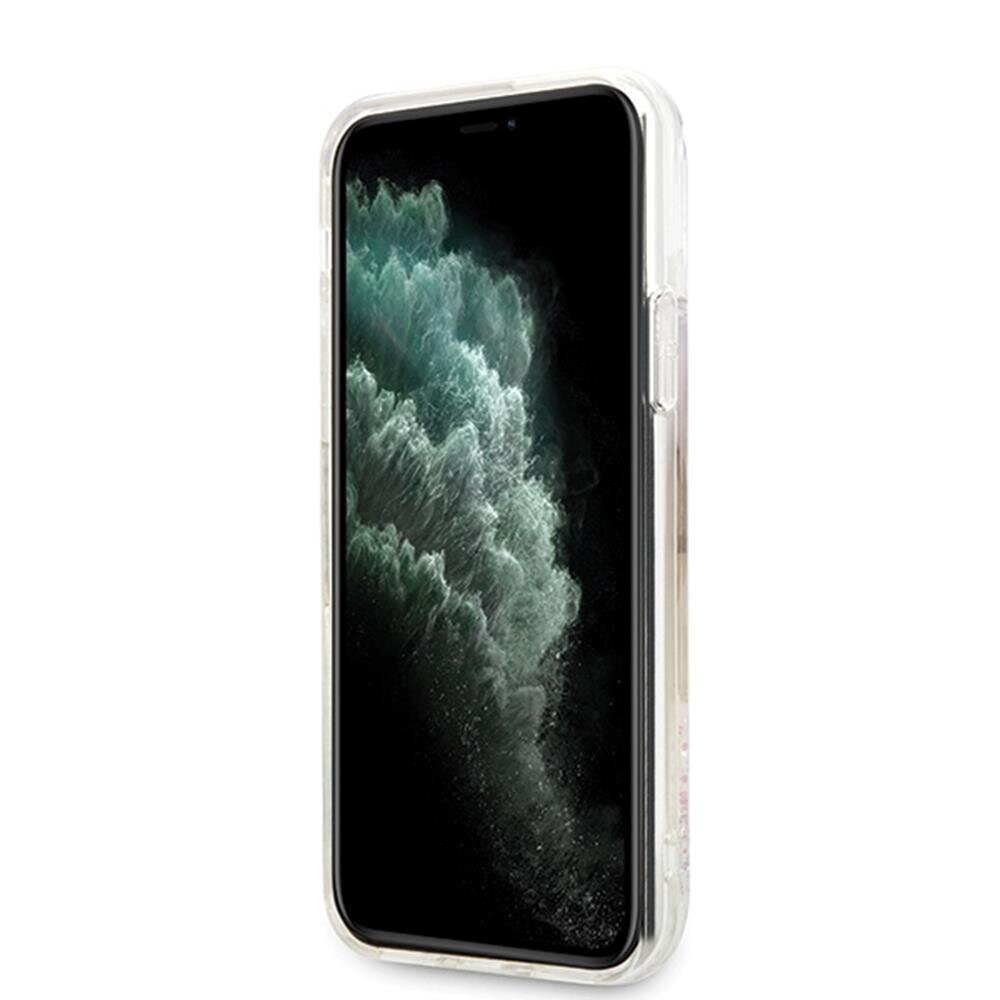 Guess GUHCN65LGIRGP, sobib iPhone 11 Pro Max, läbipaistev/valge hind ja info | Telefoni kaaned, ümbrised | kaup24.ee