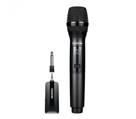 Juhtmeta käsimikrofon Takstar TS-K201 koos laetava saatjaga, must hind ja info | Mikrofonid | kaup24.ee