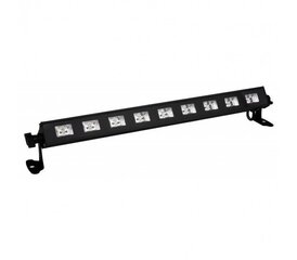 LED UV-BAR 9 lamp UV, 9x 3W LED, must hind ja info | Peokaunistused | kaup24.ee