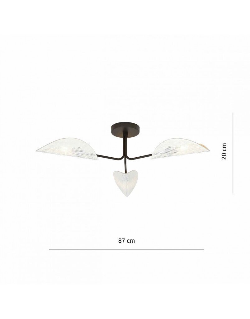 Lamp Emibig Gomez 3 White/Gold цена и информация | Laelambid | kaup24.ee