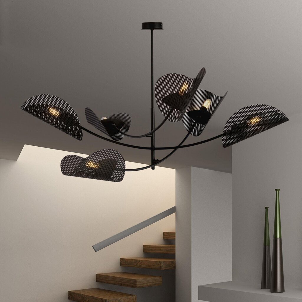 Lamp Emibig Gladio 6 Black цена и информация | Rippvalgustid | kaup24.ee