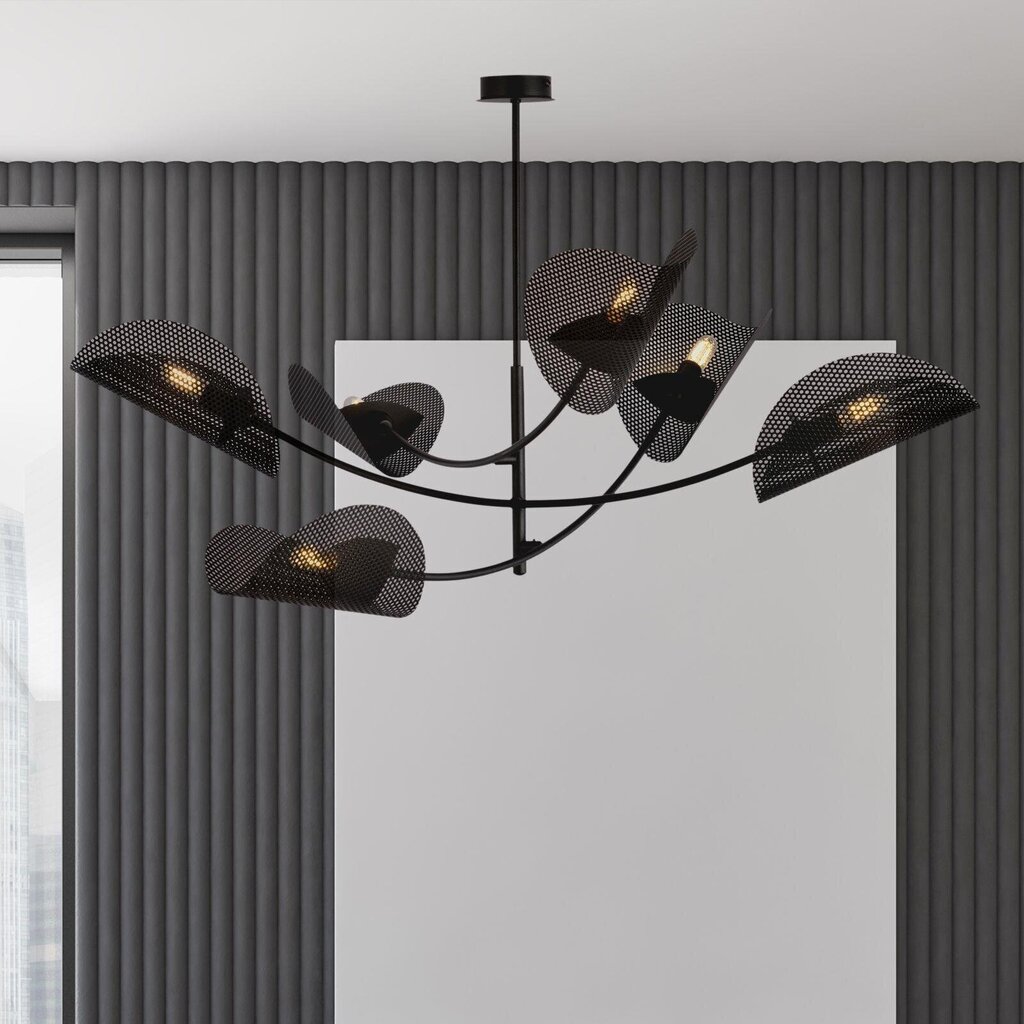 Lamp Emibig Gladio 6 Black цена и информация | Rippvalgustid | kaup24.ee