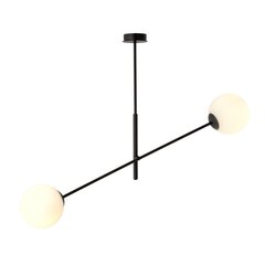 Lamp Emibig Linear 2 Black/Opal цена и информация | Люстры | kaup24.ee
