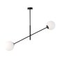 Lamp Emibig Linear 2 Black/Opal цена и информация | Rippvalgustid | kaup24.ee