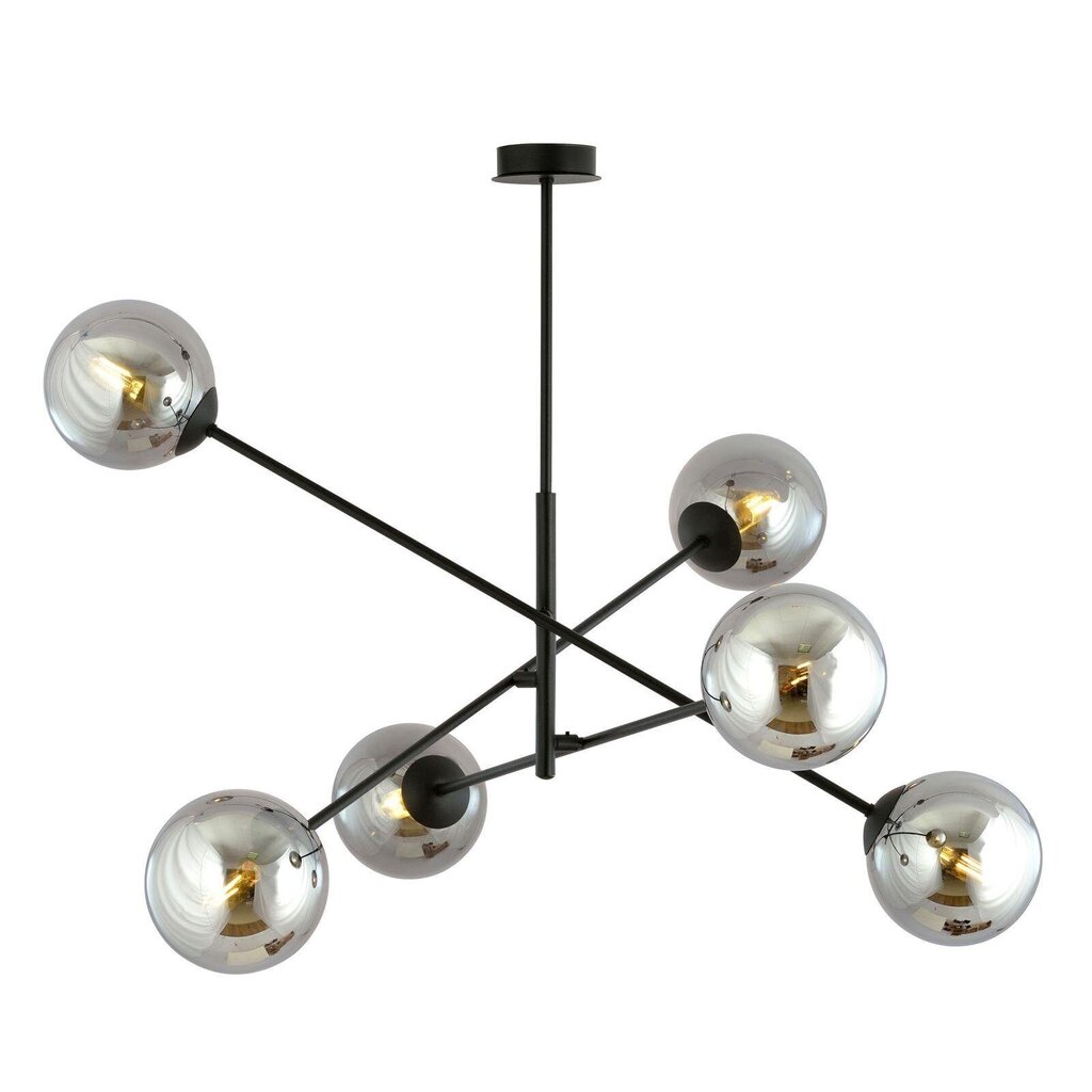 Lamp Emibig Linear 6 Black/Grafit цена и информация | Rippvalgustid | kaup24.ee