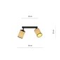 Lamp Emibig Yoga 2 Black цена и информация | Laelambid | kaup24.ee