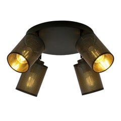 Lamp Emibig Bronx 4 Premium Black цена и информация | Потолочные светильники | kaup24.ee