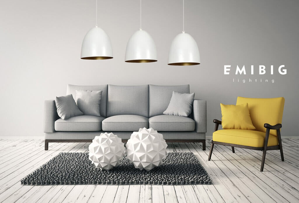 Rippvalgusti Emibig LENOX 3 WHITE цена и информация | Rippvalgustid | kaup24.ee