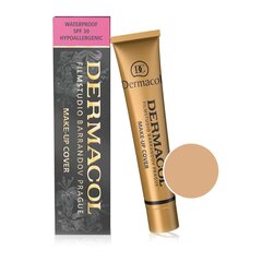 Основа под макияж с сильным маскирующим действием Dermacol Make-Up Cover SPF30 208, 30 г цена и информация | Пудры, базы под макияж | kaup24.ee