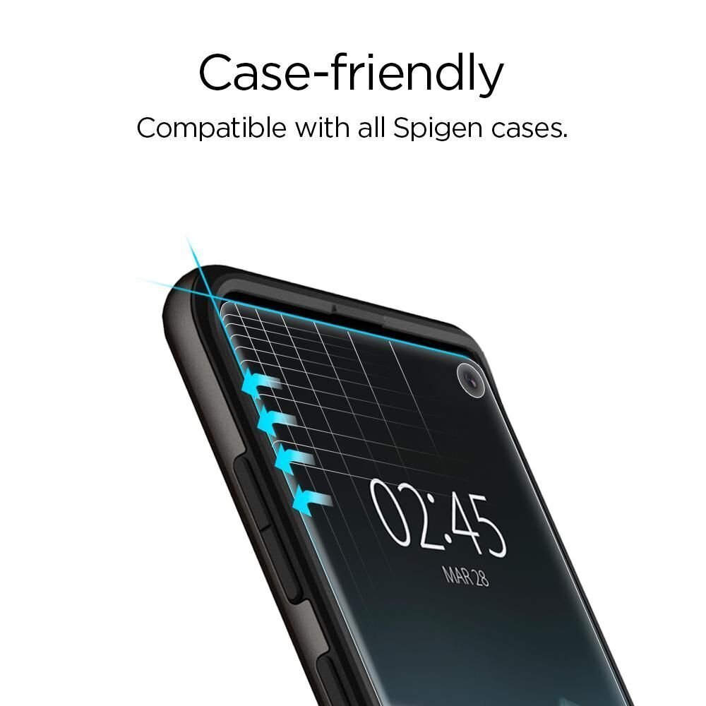 Kaitseklaas Spigen Neo Flex HD telefonile Galaxy S10 hind ja info | Ekraani kaitsekiled | kaup24.ee