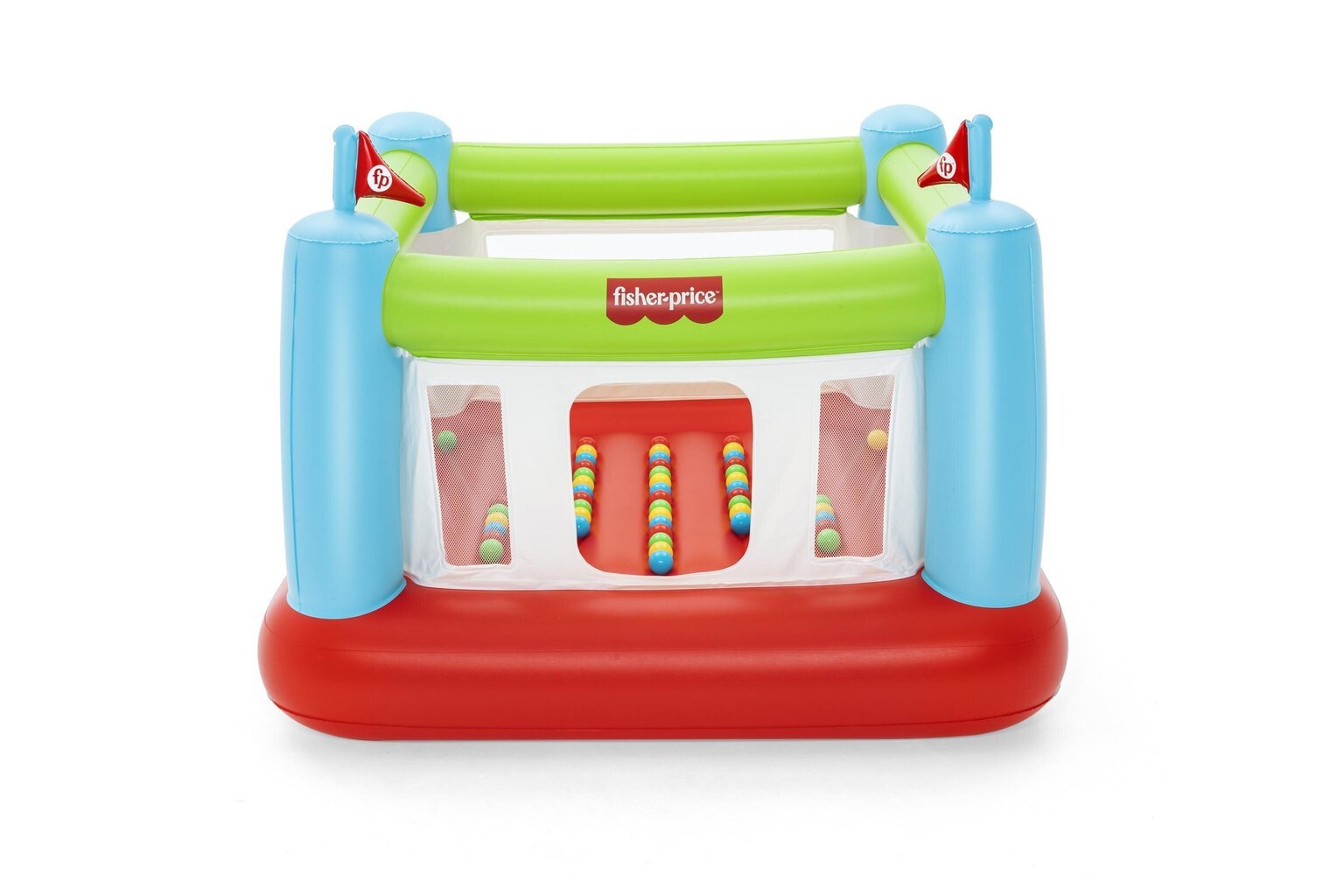 Täispuhutav batuut Bestway Fisher-Price Bouncesational, 175x173x135 cm цена и информация | Täispuhutavad veemänguasjad ja ujumistarbed | kaup24.ee