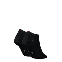 Tommy Hilfiger женские носки 2 шт., чёрные цена и информация | Женские носки | kaup24.ee