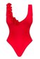 Ühes tükis ujumistrikoo Obsessive naistele, punane цена и информация | Naiste ujumisriided | kaup24.ee